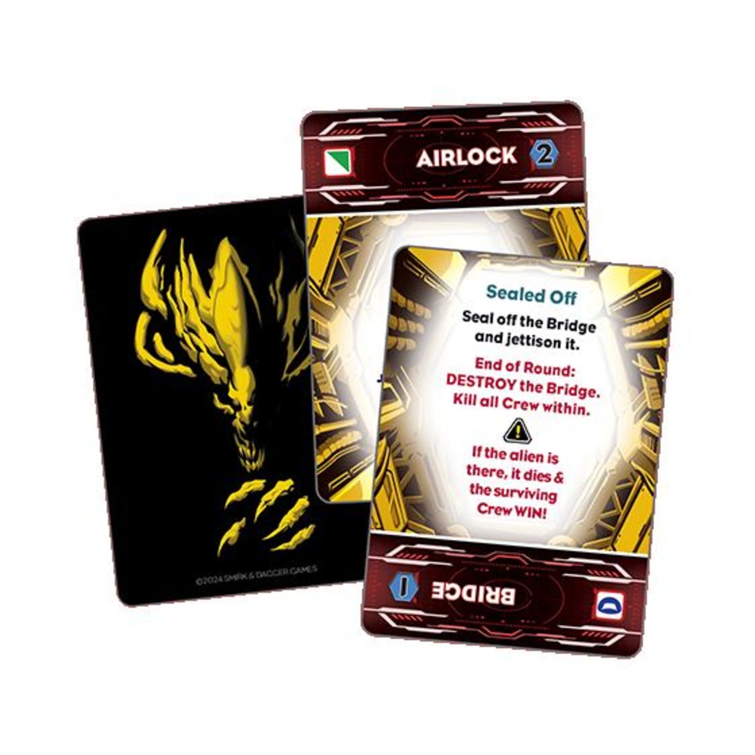 Smirk & Dagger Boardgame This Game is Killer – Alien on Board Box EX/NM