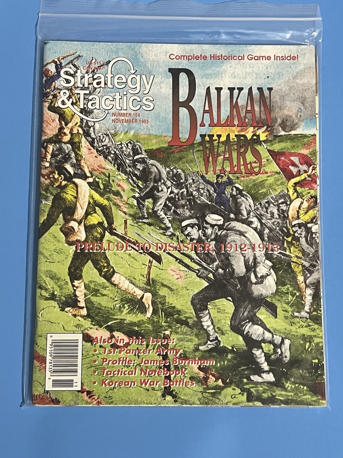 Strategy & Tactics #164 w game: Balkan Wars , 1912-1913. NEW, UNPUNCHED