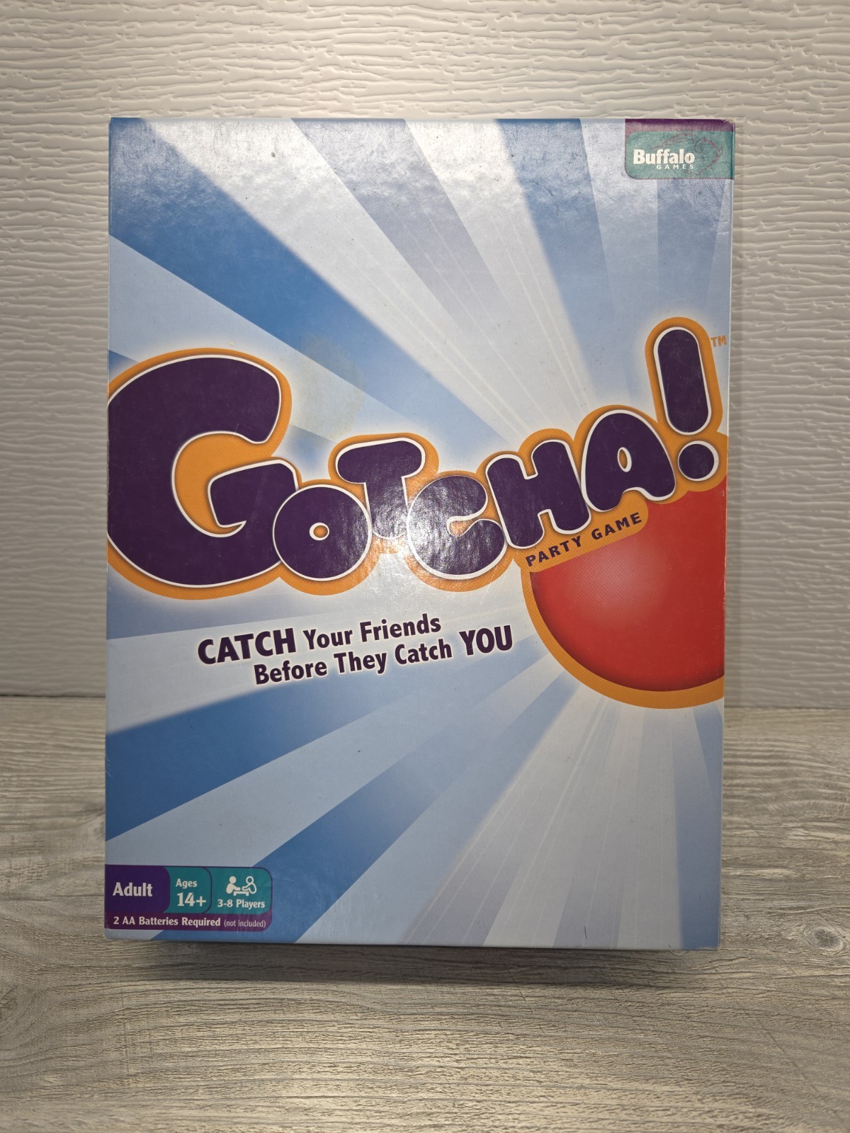 Buffalo Games Gotcha Party Game Adult Ages 14 Years And Above 3 To 8 Players
