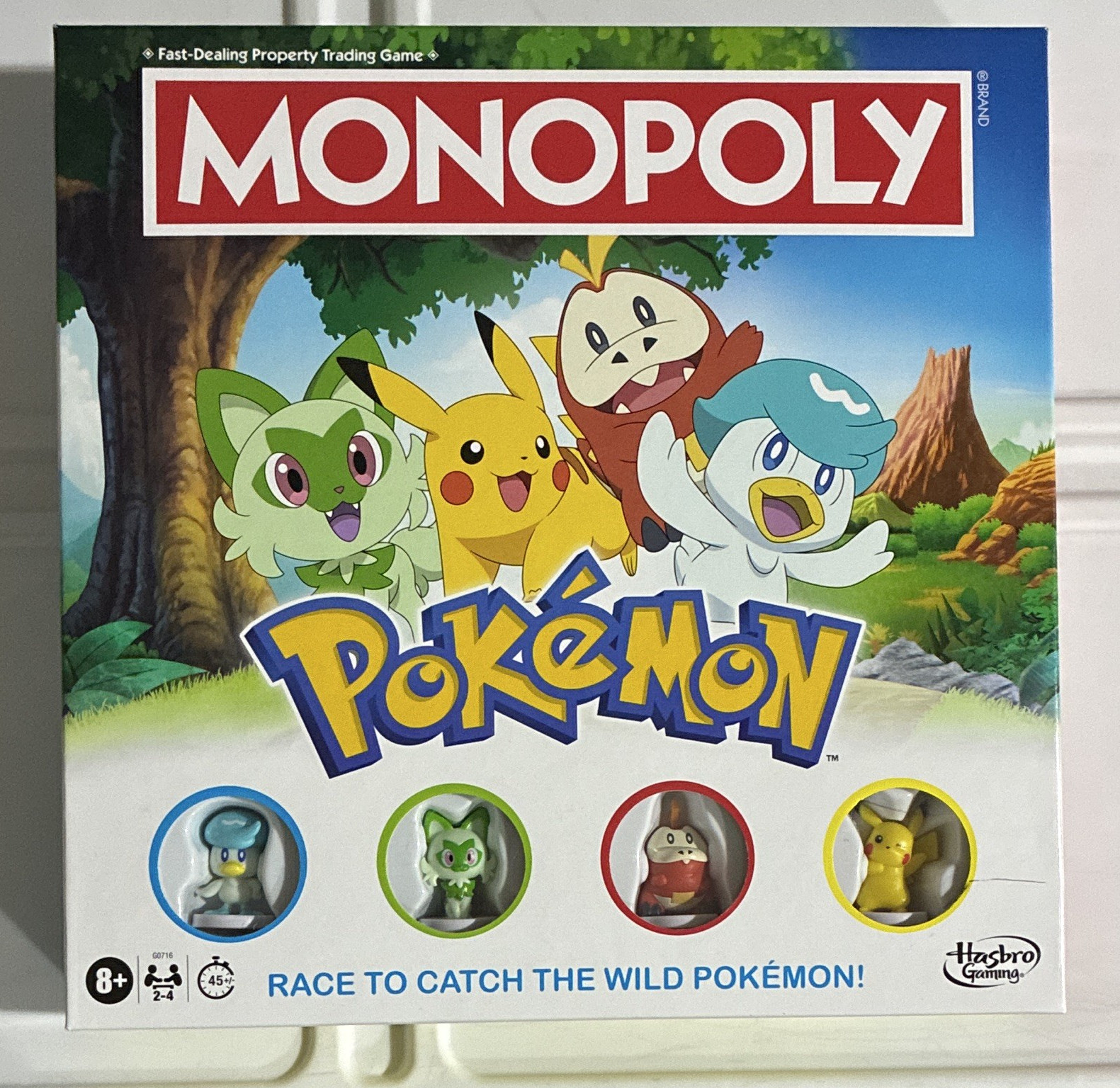 Hasbro Gaming Monopoly Pokémon Board Game, Plastic Tokens, 2-4 Players, G0716