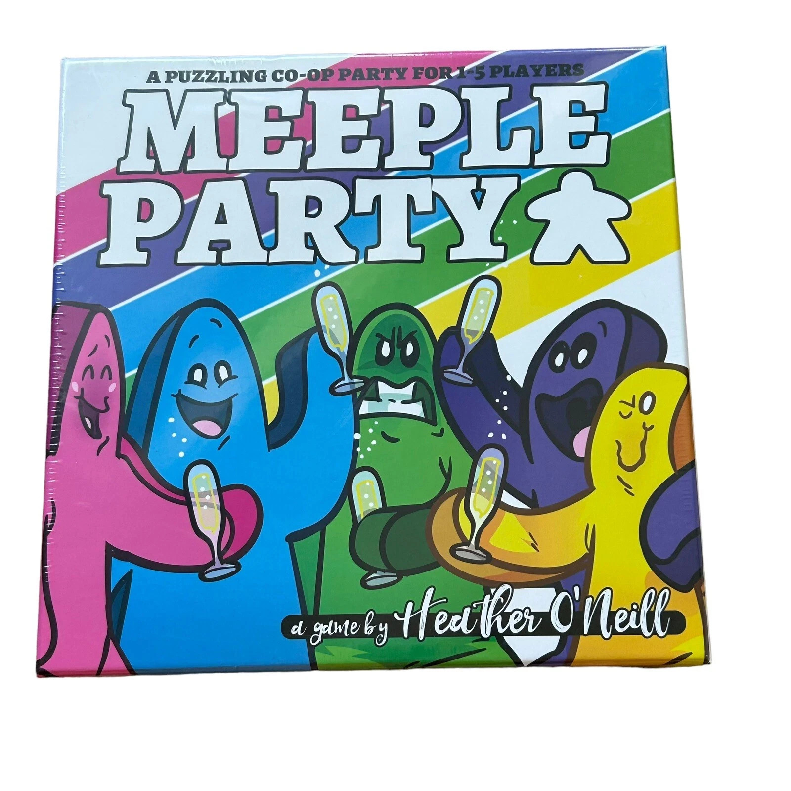 Meeple Party Board Game English Strategy Co-Op 9th Level 2019 NEW SEALED