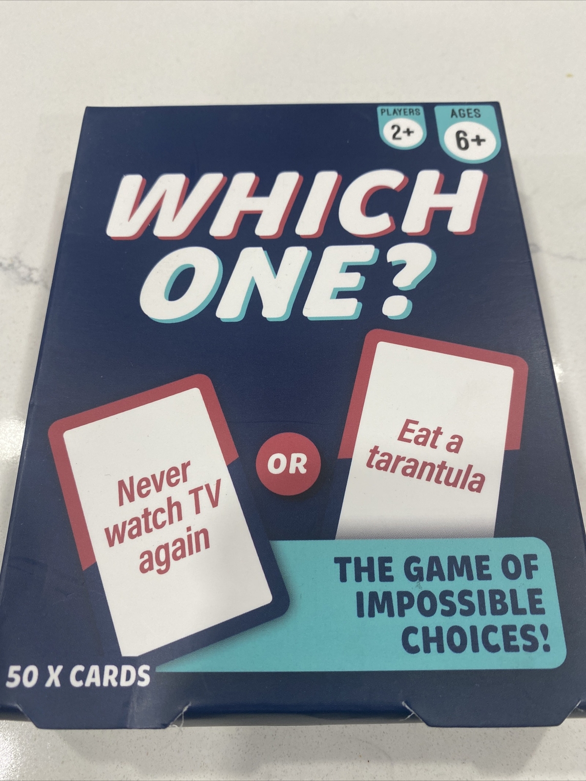 5 Share Pack Which One? Game The Game of Impossible Choices 2+ Players 6+ Ages