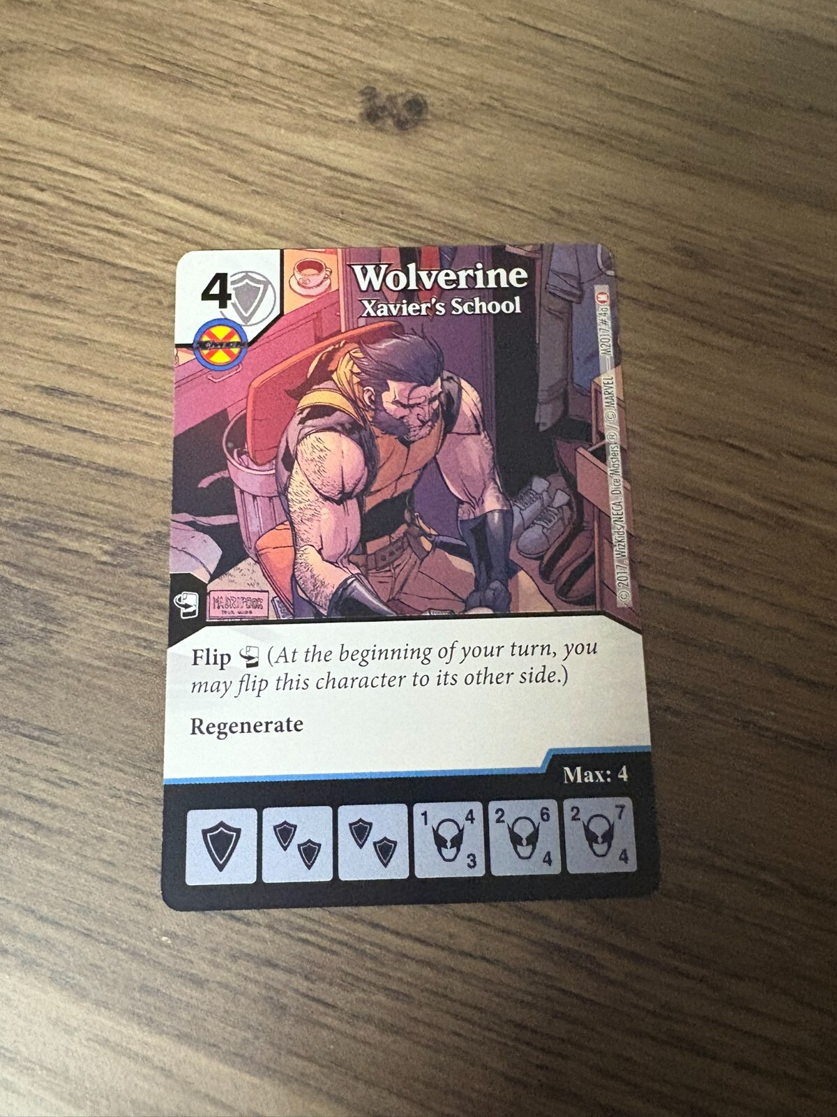 Dice Masters OP Card Wolverine Xavier’s School NM NO DICE