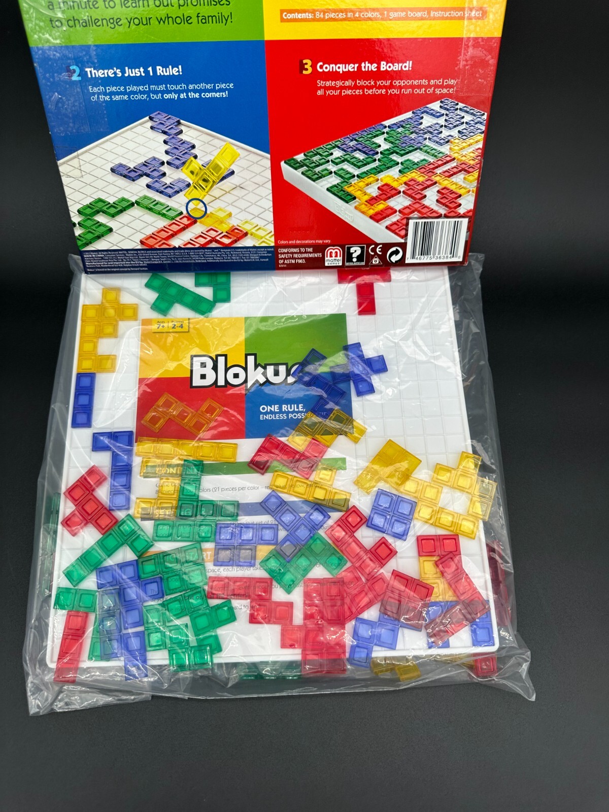 Mattel 2013 BLOKUS Educational Strategy Game – Smaller Version – COMPLETE