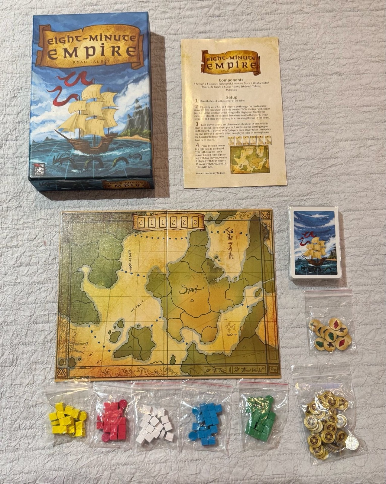 Eight-Minute Empire Board Game by Red Raven Games