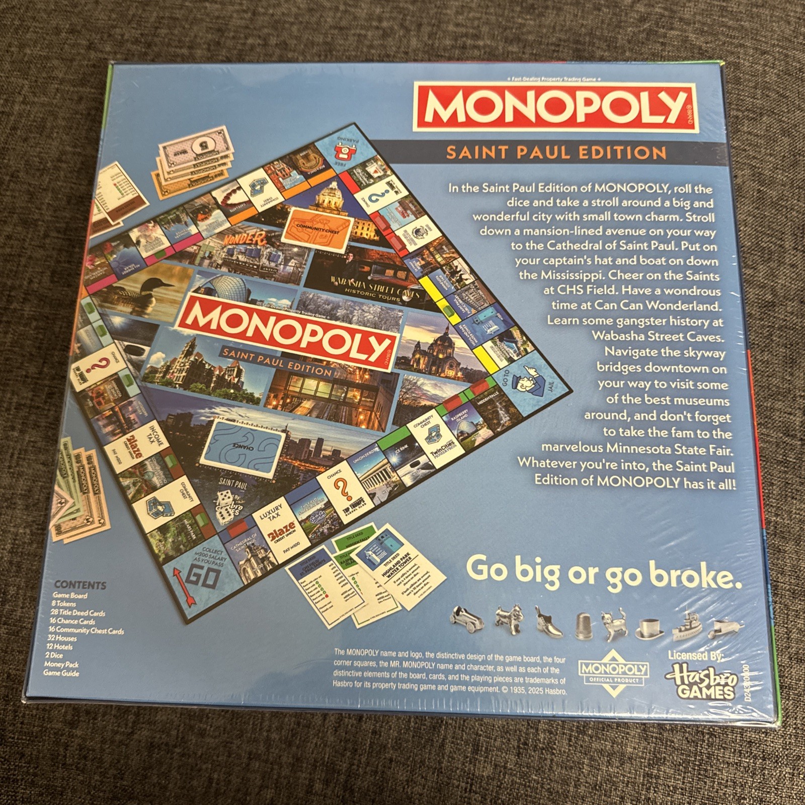 Saint Paul Edition, MN Monopoly Board Game NEW IN PLASTIC