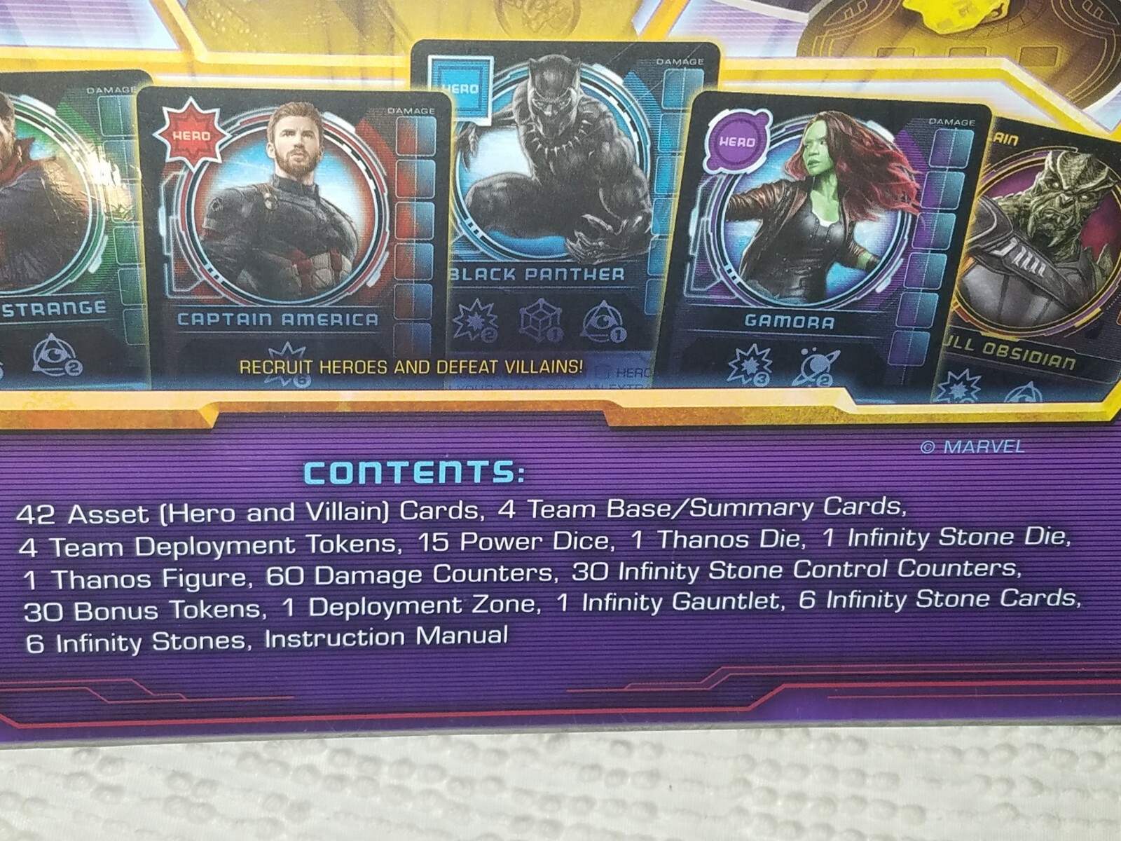 New Thanos Rising Marvel Avengers Infinity War Board Game Fate Universe USAopoly