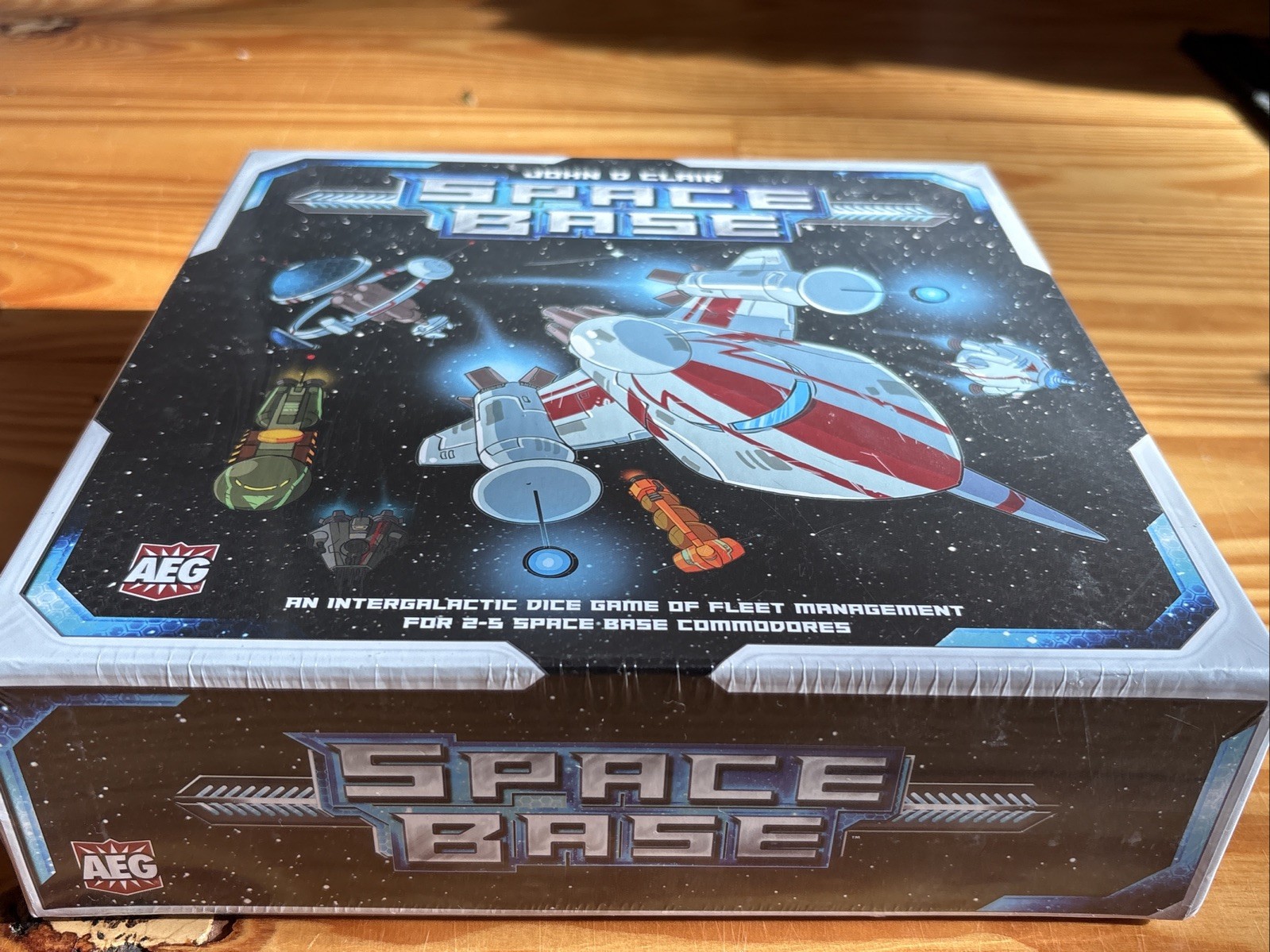 Space Base Dice Board Game by AEG Intergalatic Fleet & John D Clair New