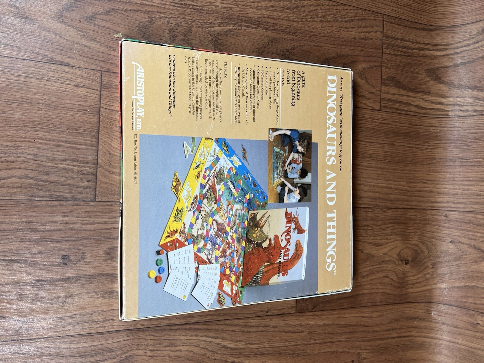 VTG Dinosaurs and Things Board Game by Aristoplay Complete!