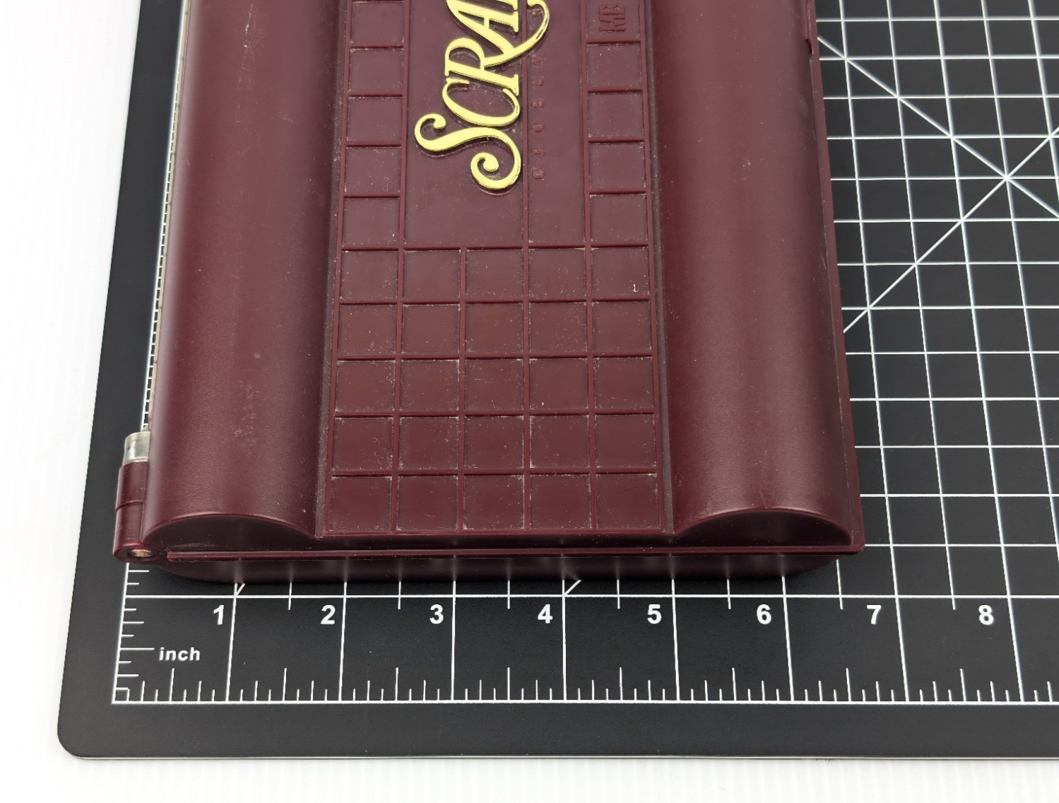 Milton Bradley SCRABBLE Deluxe Travel Edition Folding Board 100 Wood Tiles 100%