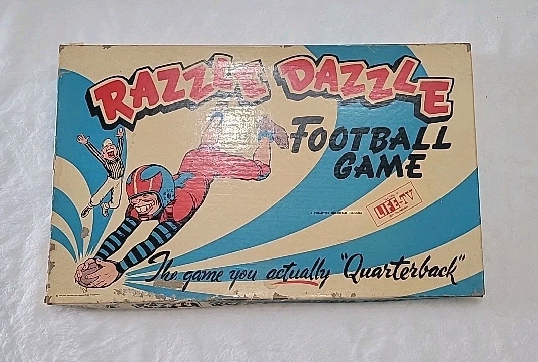 Razzle Dazzle Football Game by Texantics (Vintage 1954) Featured In Life-TV