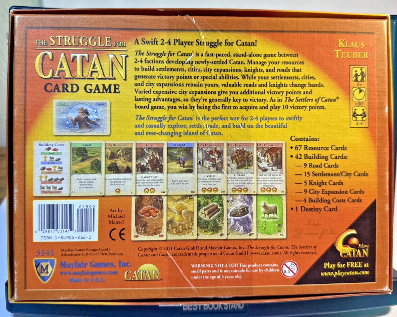 The Struggle for Catan Multiplayer Card Game. 100 % Complete – 7 DAY SALE
