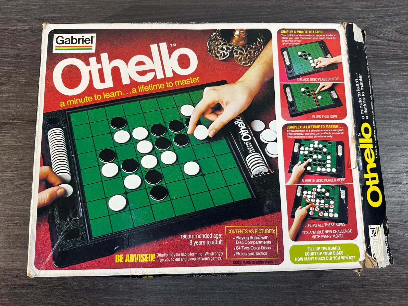 1975 Othello Game 76390-110 includes all pieces, missing instructions