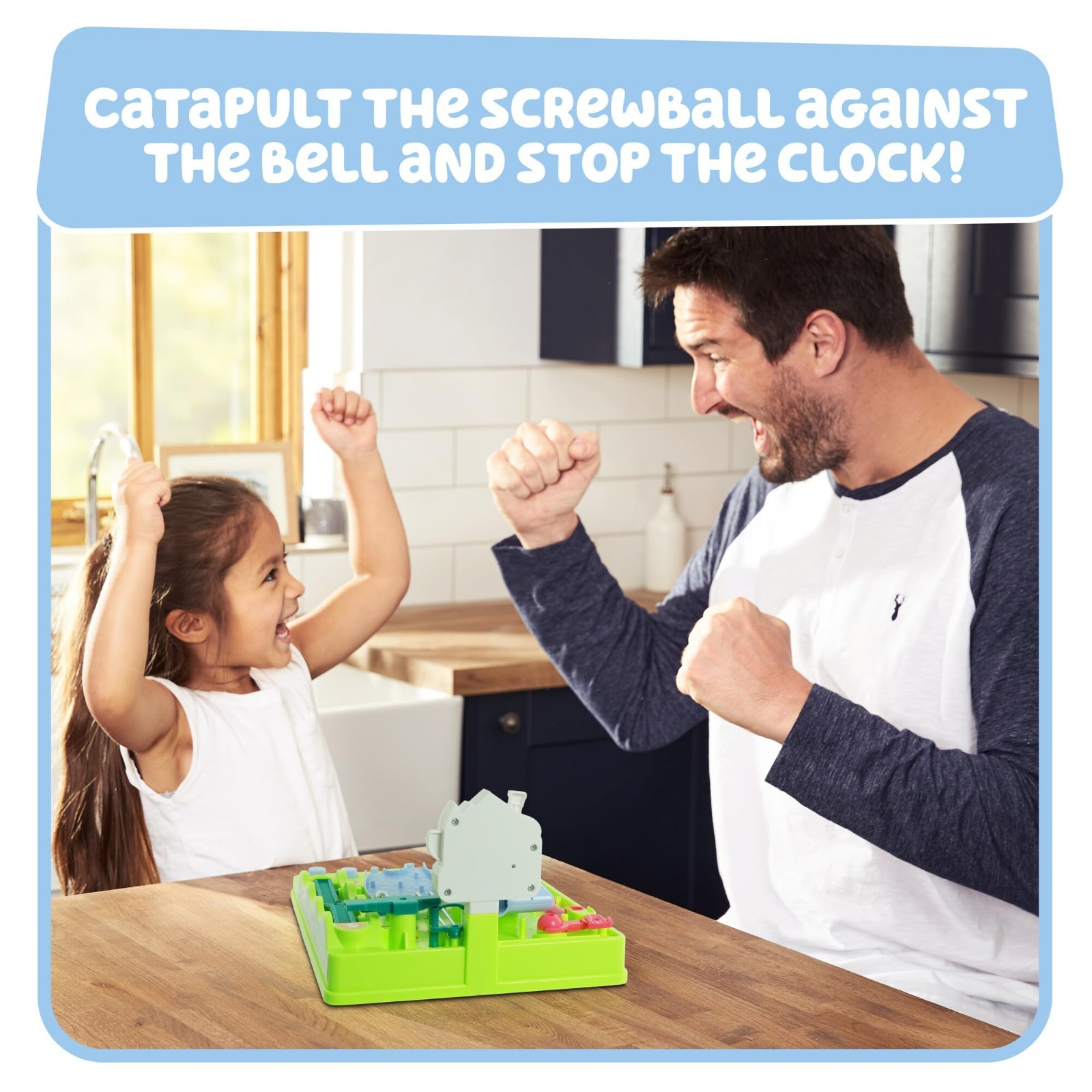 Bluey Screwball Scramble Marble Maze – Obstacle Course & Marble Run Game – 1-4 P