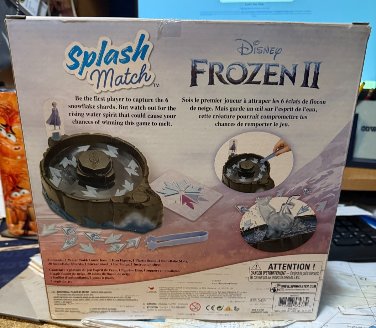 Disney Frozen 2 Splash Match Snowflake Collecting Game