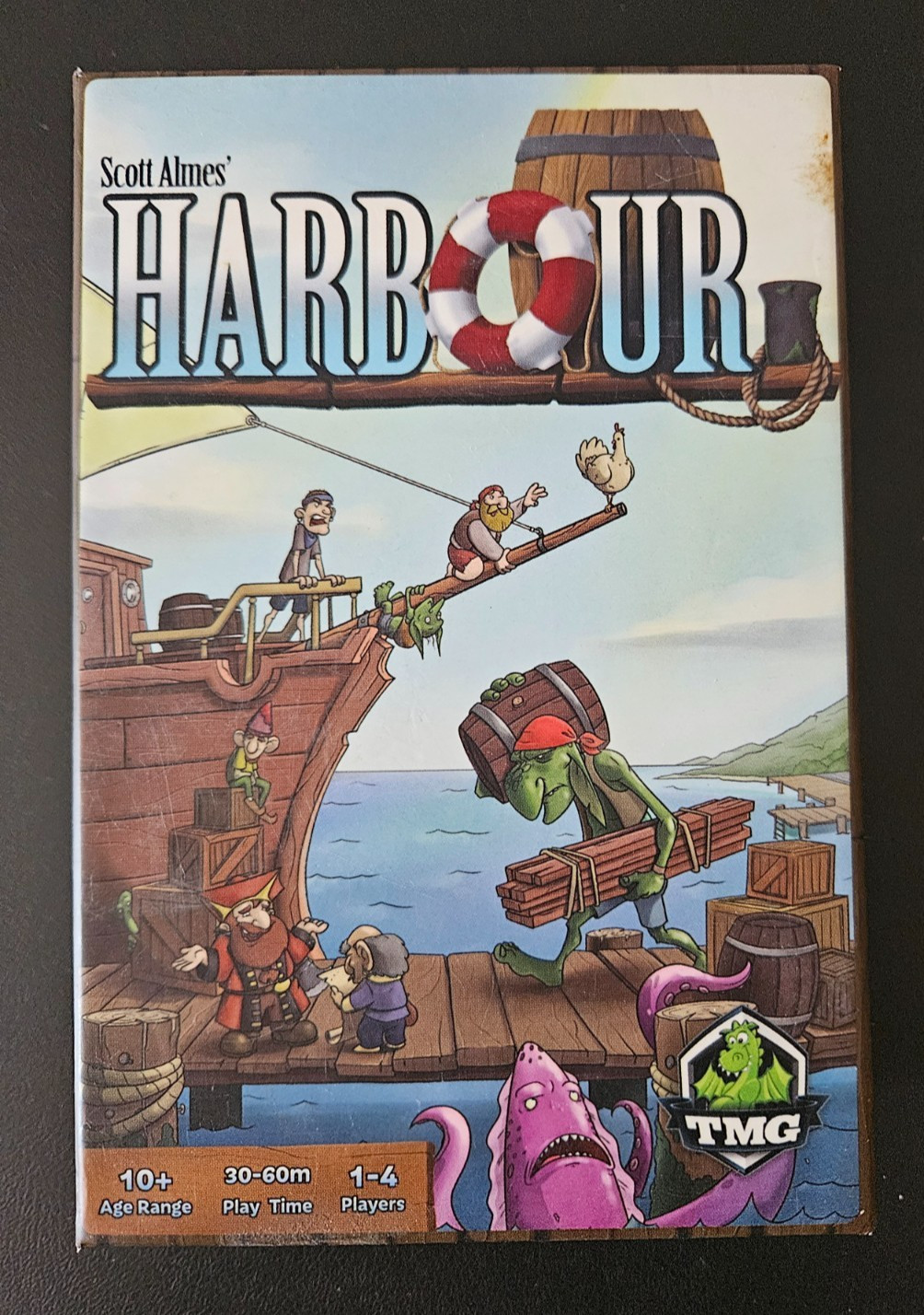 Harbour Board Game Scott Almes Tasty Minstrel Games TMG 1-4 Players Complete