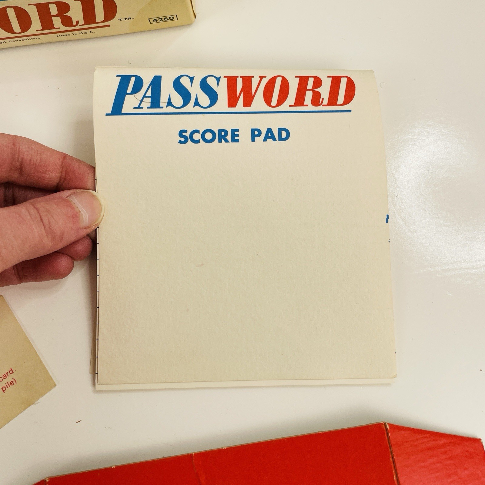 Password Eleventh Edition Board Game 1970 Vintage #4260 Milton Bradley