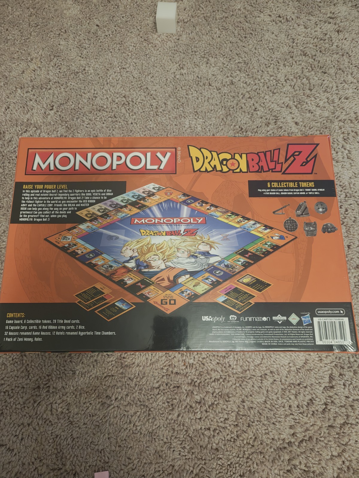 Dragon Ball Z Monopoly Anime Set Complete In Box 2017 SEALED NEW
