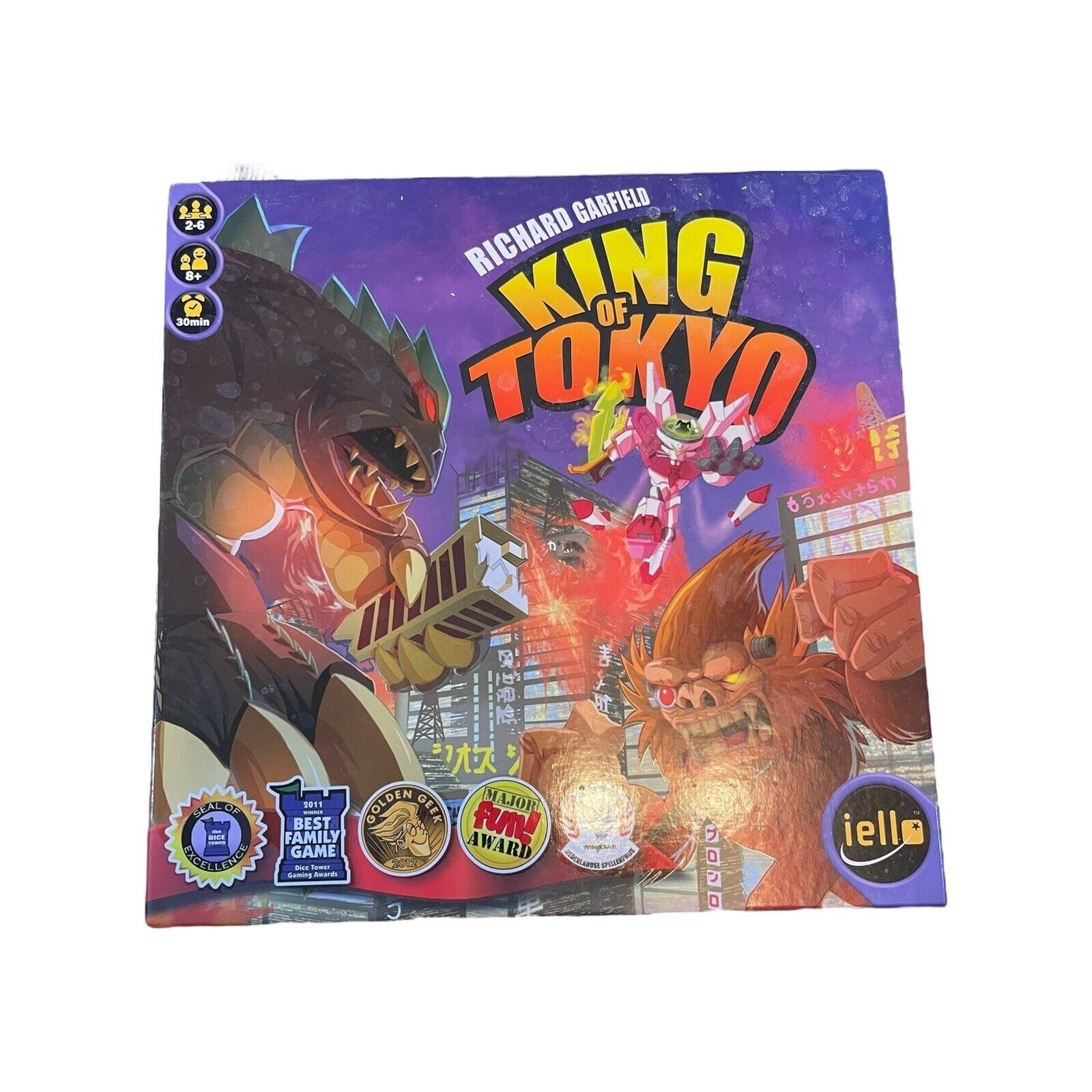 King of Tokyo Board Game IELLO Richard Garfield 2014 New Complete Unsealed Box