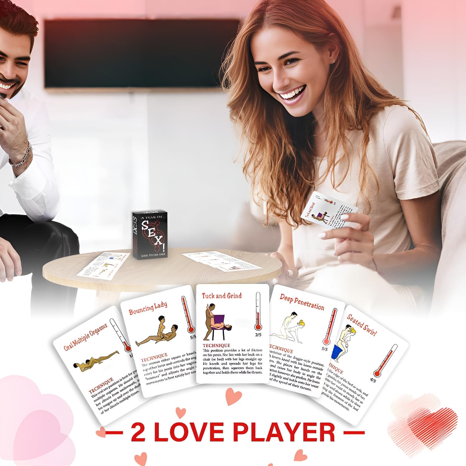 Sex Game Position Cards Couples Sex Game Kama Sutra Card Game Sex Card for Ad…