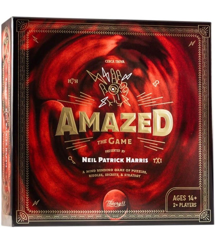 AMAZED The Game Neil Patrick Harris Theory11 NEW SEALED Puzzles Riddles Strategy