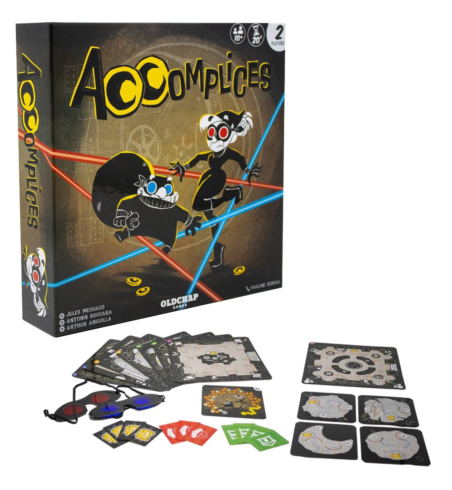 Oldchap Games Accomplices Cooperative Family Board Game New in Box