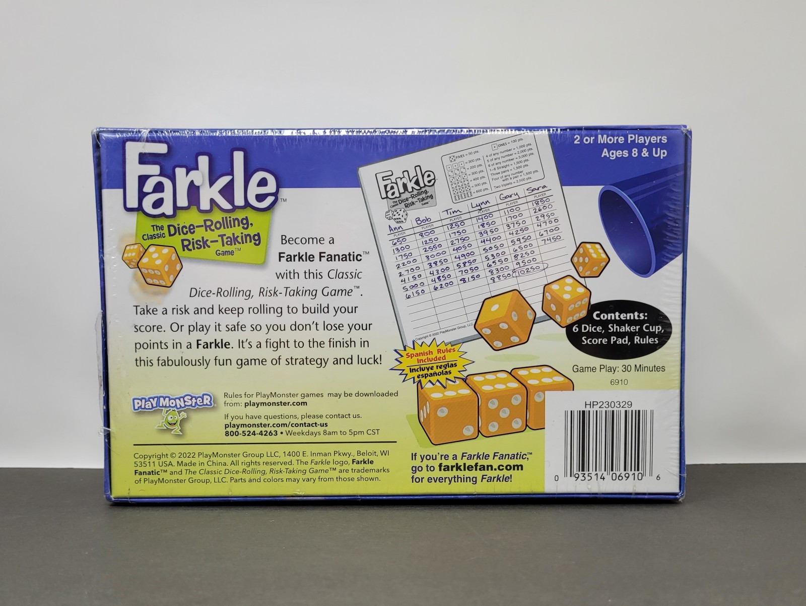 FARKLE Dice Game Box Edition Play Monster Risk Taking – New & Sealed
