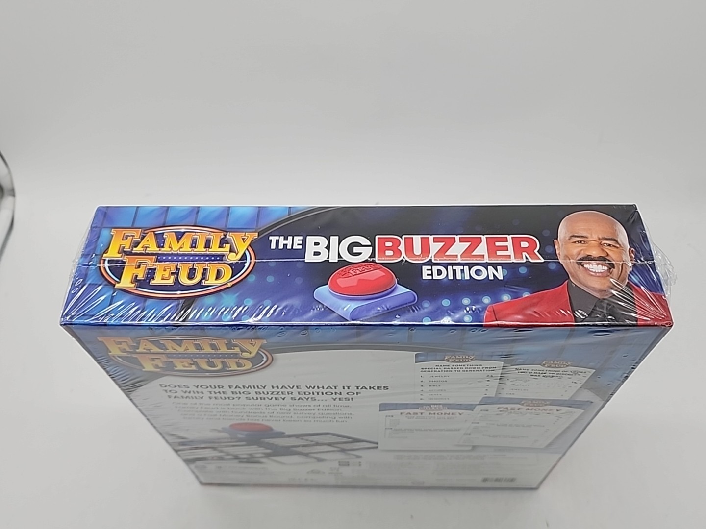 FAMILY FUED The Big Buzzer Edition Board Game By Spin Master Games NEW SEALED !