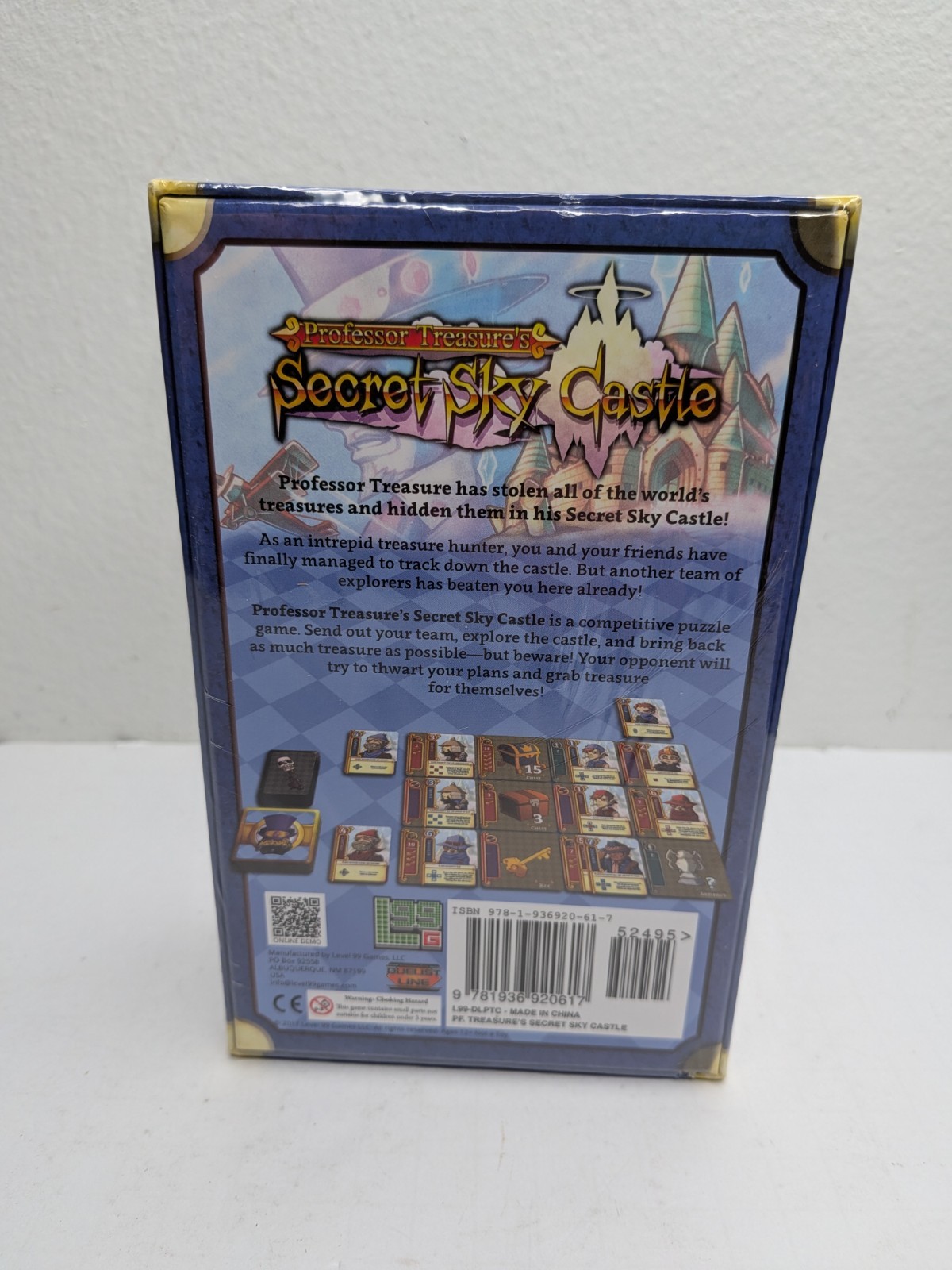 Level 99 Games Professor Treasure’s Secret Sky Castle – New Sealed
