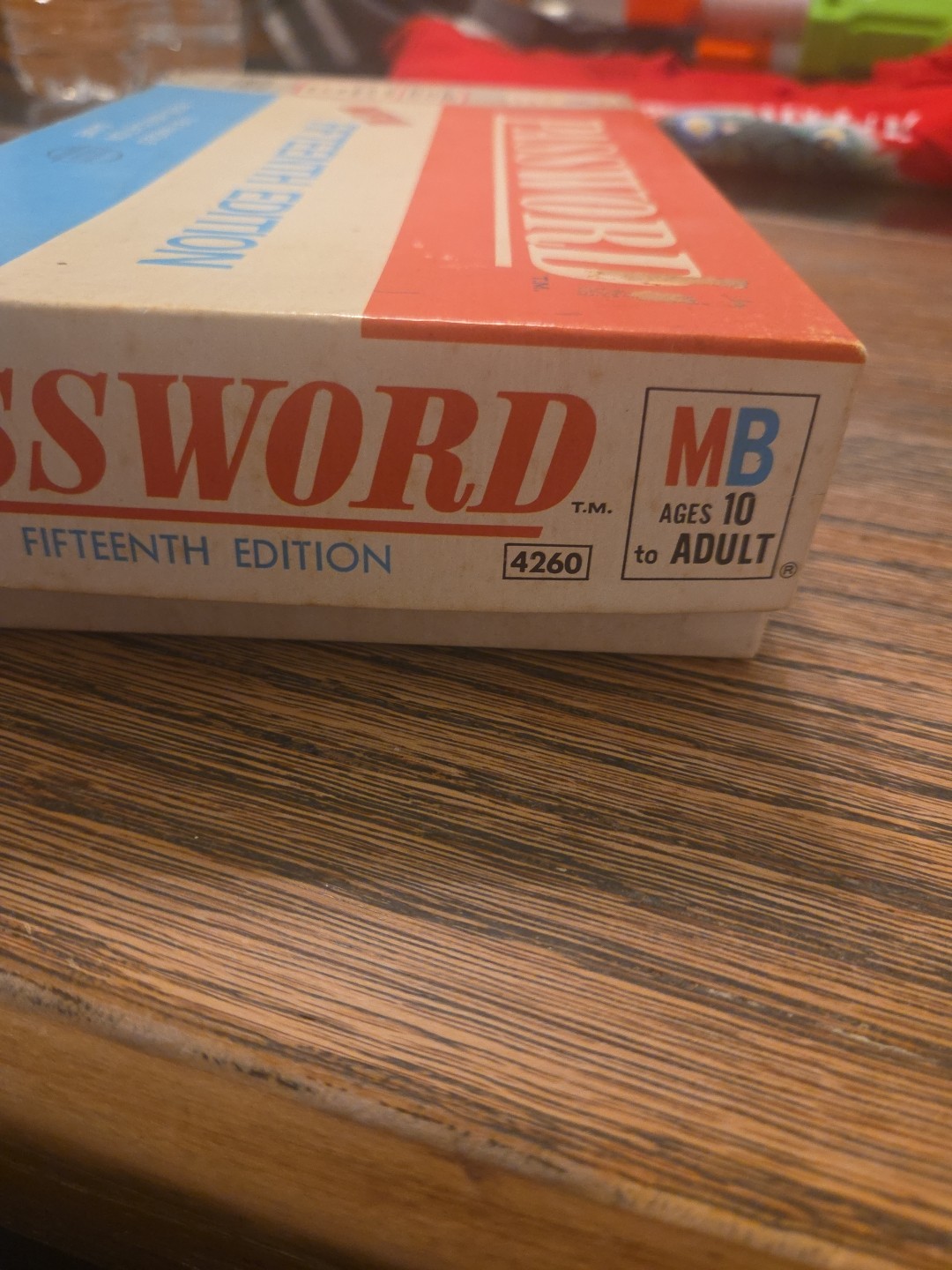 Vintage 1970 MB Milton Bradley Password 15th Edition no. 4260