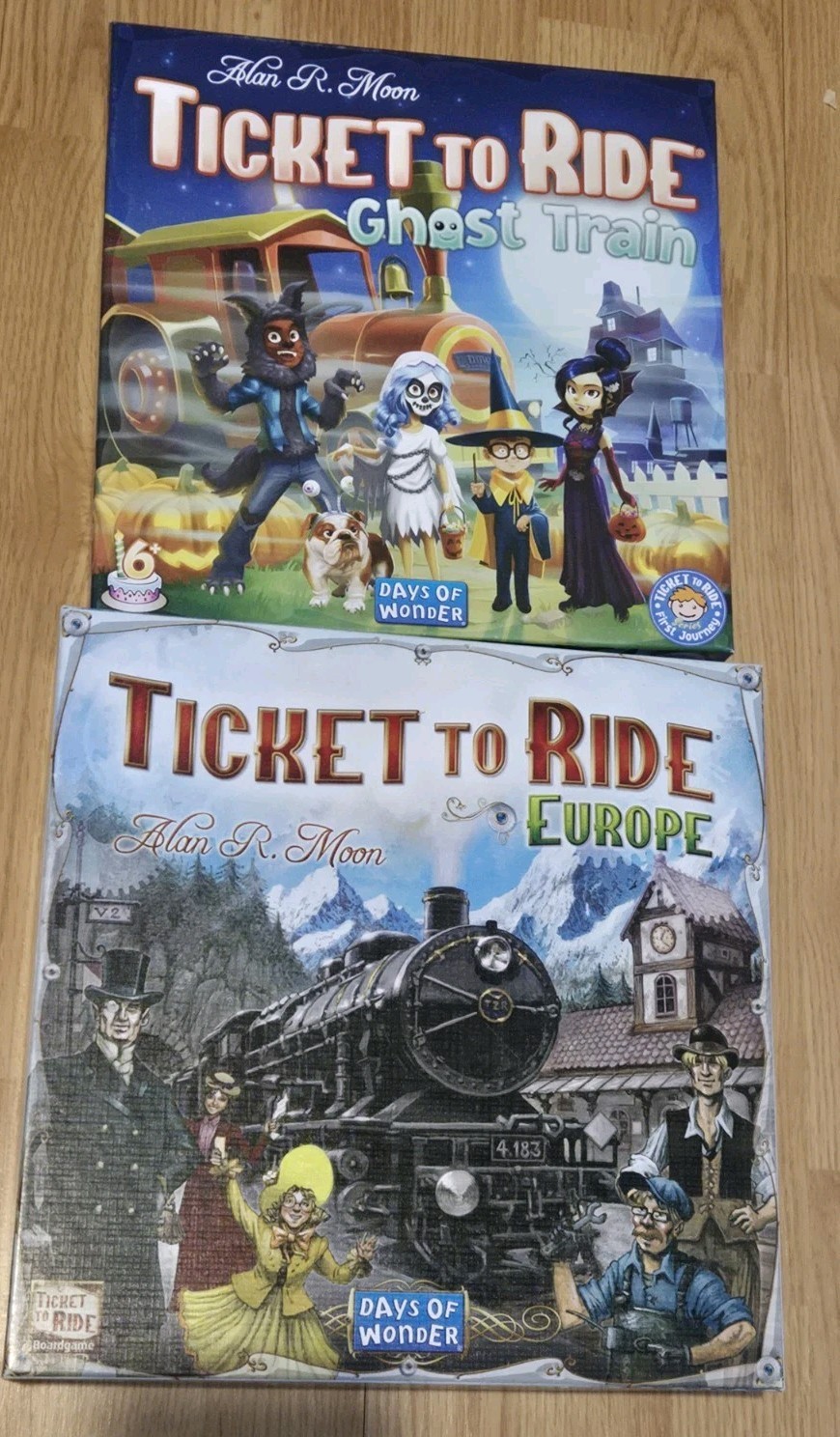 Ticket to Ride Europe Board Game And Ghost Train Combo Deal