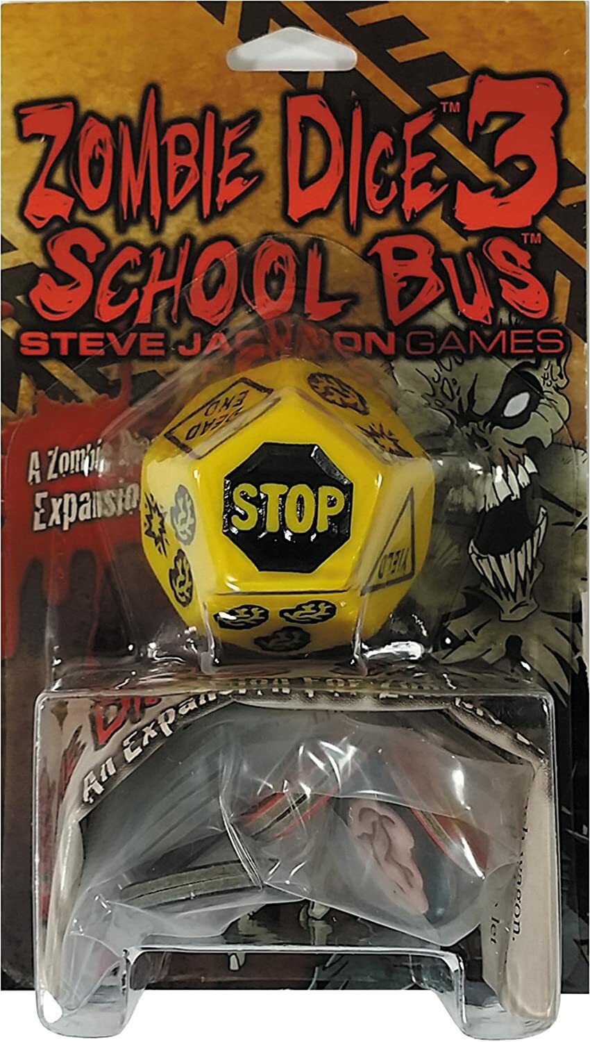 Zombie Dice Expansion Set 2 & 3, w/2 Bag o’ Brains 50 Markers Game Steve Jackson