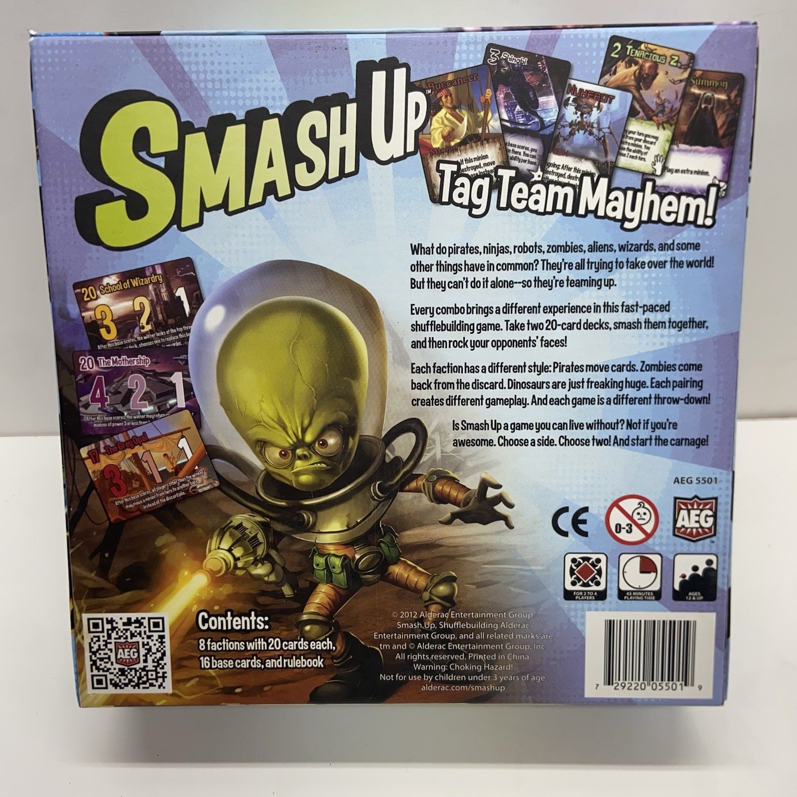 Smash Up Card Game With 2 Expansions Awesome Level 9000 And Monster Smash
