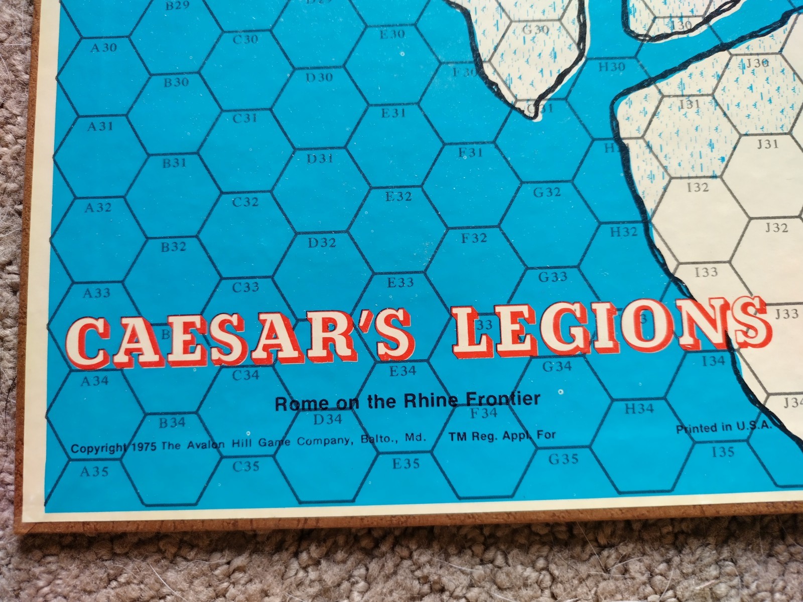 Vintage Caesar’s Legions Game-The Avalon Hill Game Company-1975 99% Complete