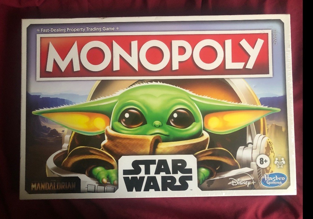 Star Wars Mandalorian And Yoda Grogu Sealed Monopoly Game