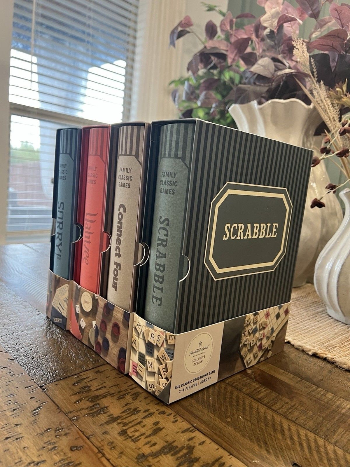 Bundle Games- Hearth & Hand Magnolia Sorry, Yahtzee, Connect Four, Scrabble NEW