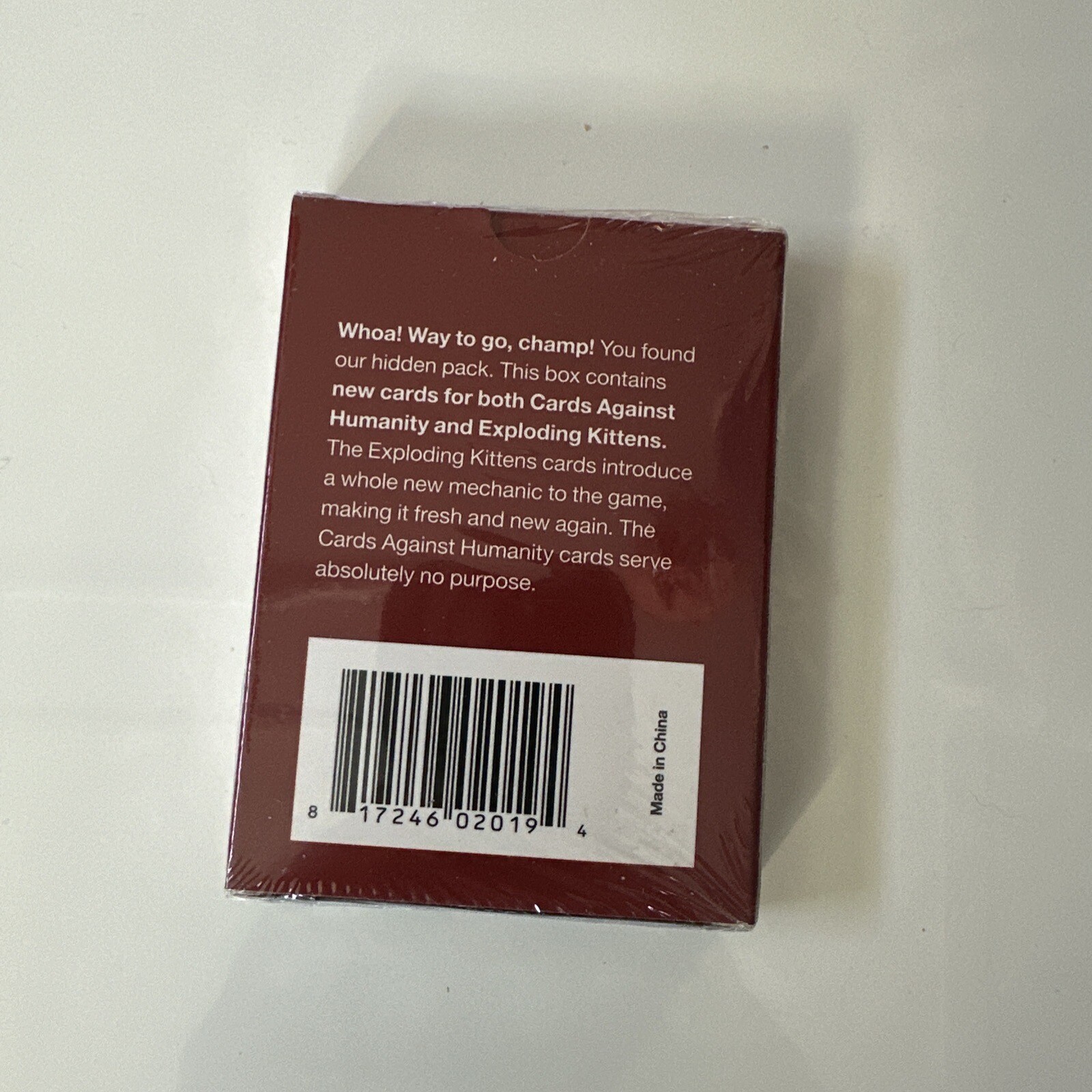 Cards Against Humanity – Hidden Compartment Pack – CAH Exploding Kittens Target