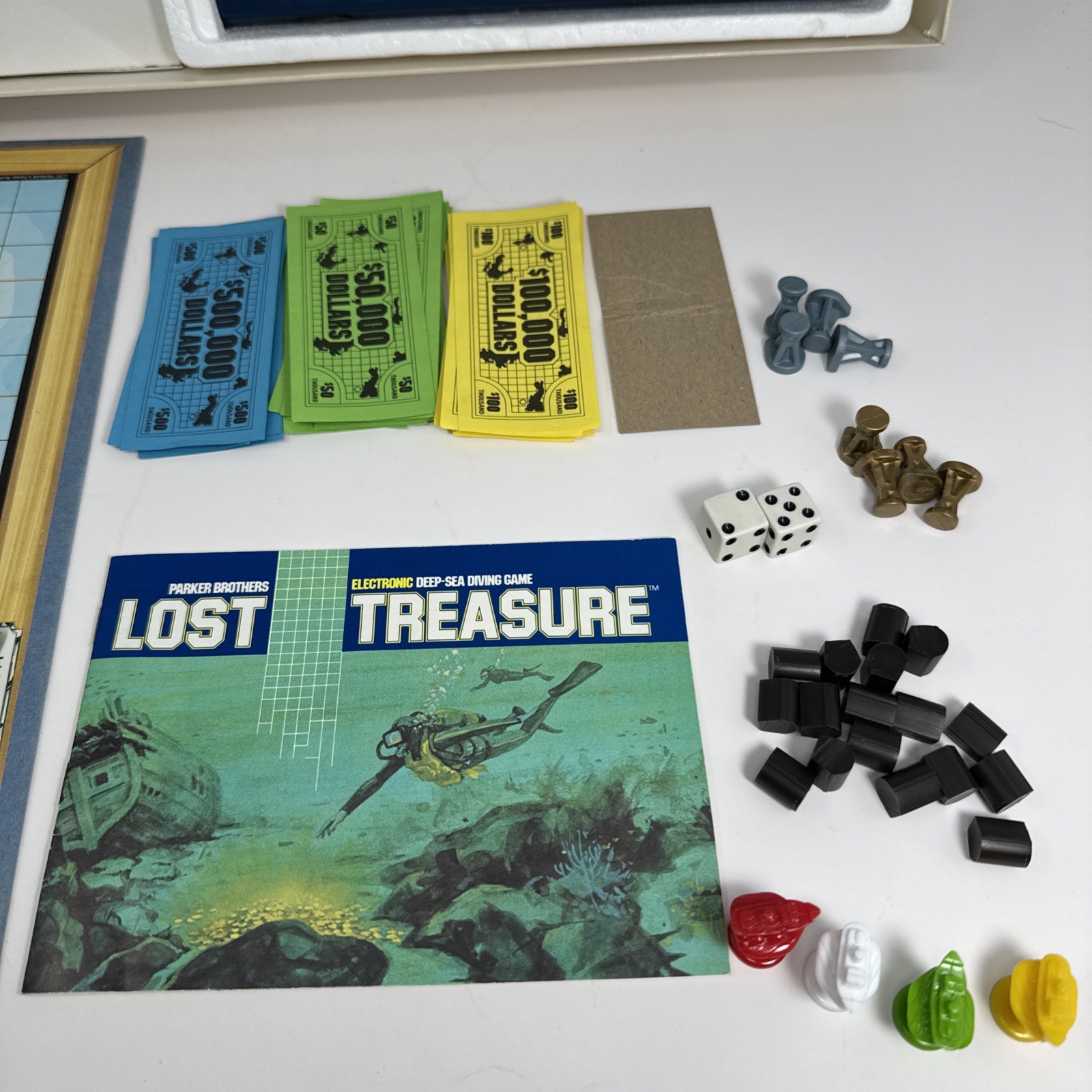 Lost Treasure Deep Sea Diving Game Complete Vintage 1982 Parker Brothers MINT