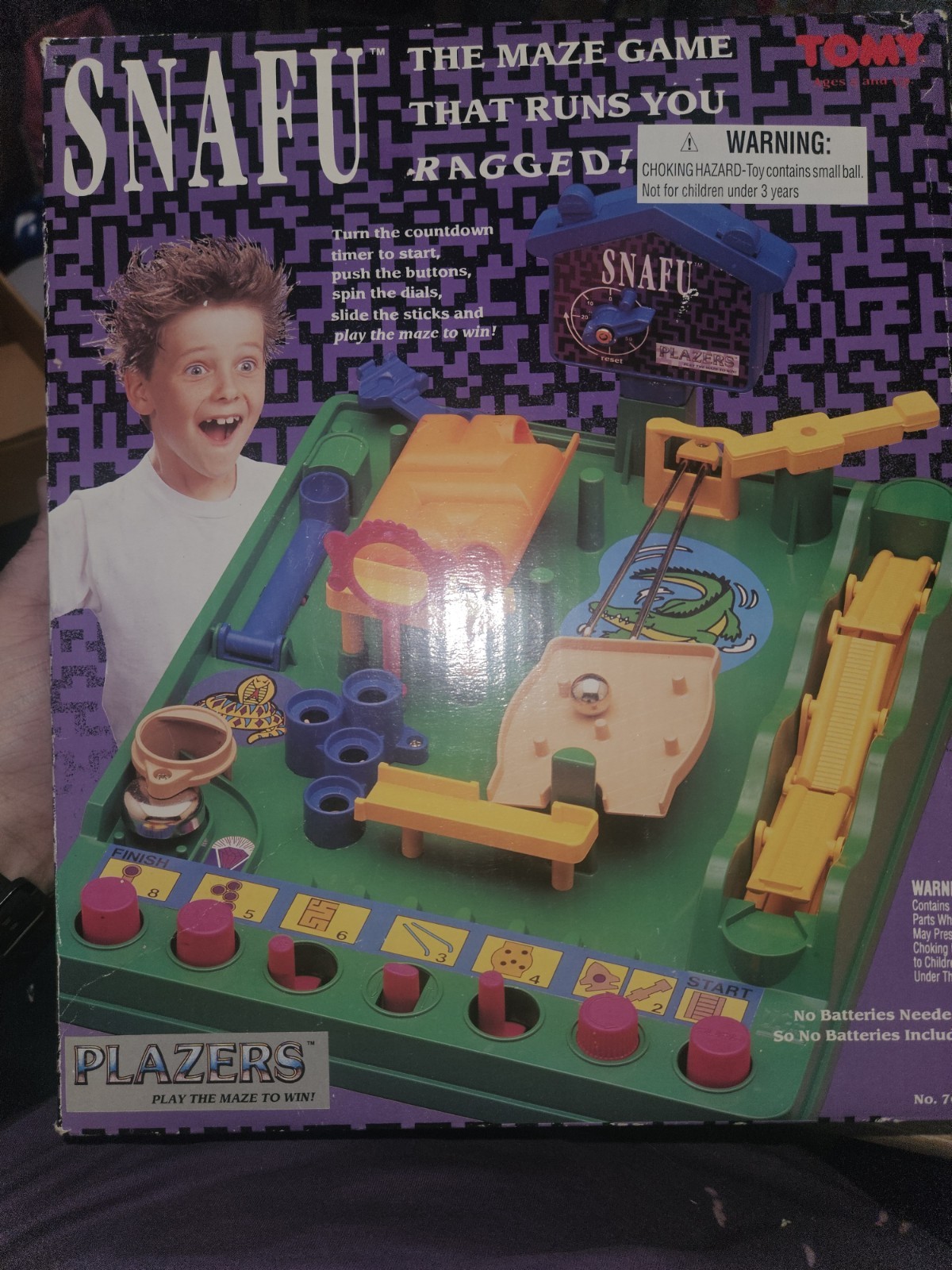 Snafu Tomy Screwball Scramble Run Yourself Ragged Marble Maze Vintage