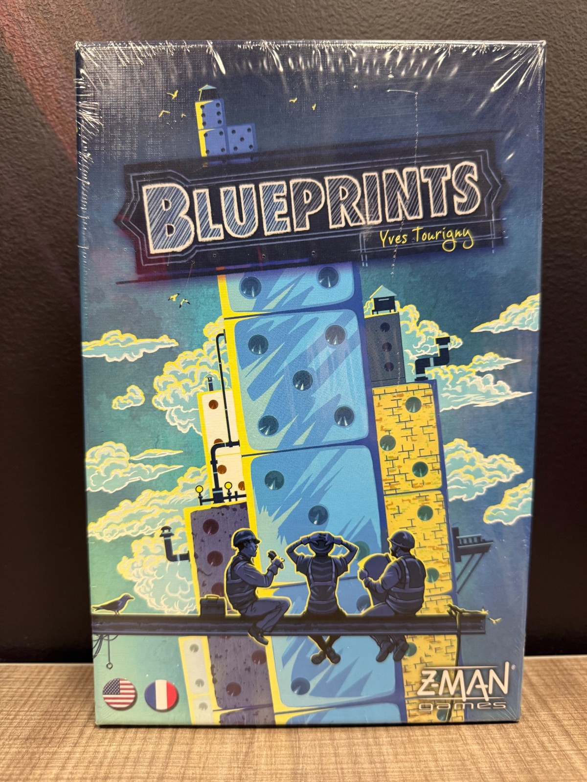 *FREE US SHIPPING, NEW IN SHRINK WRAP* Blueprints Board Game from Z-Man Games