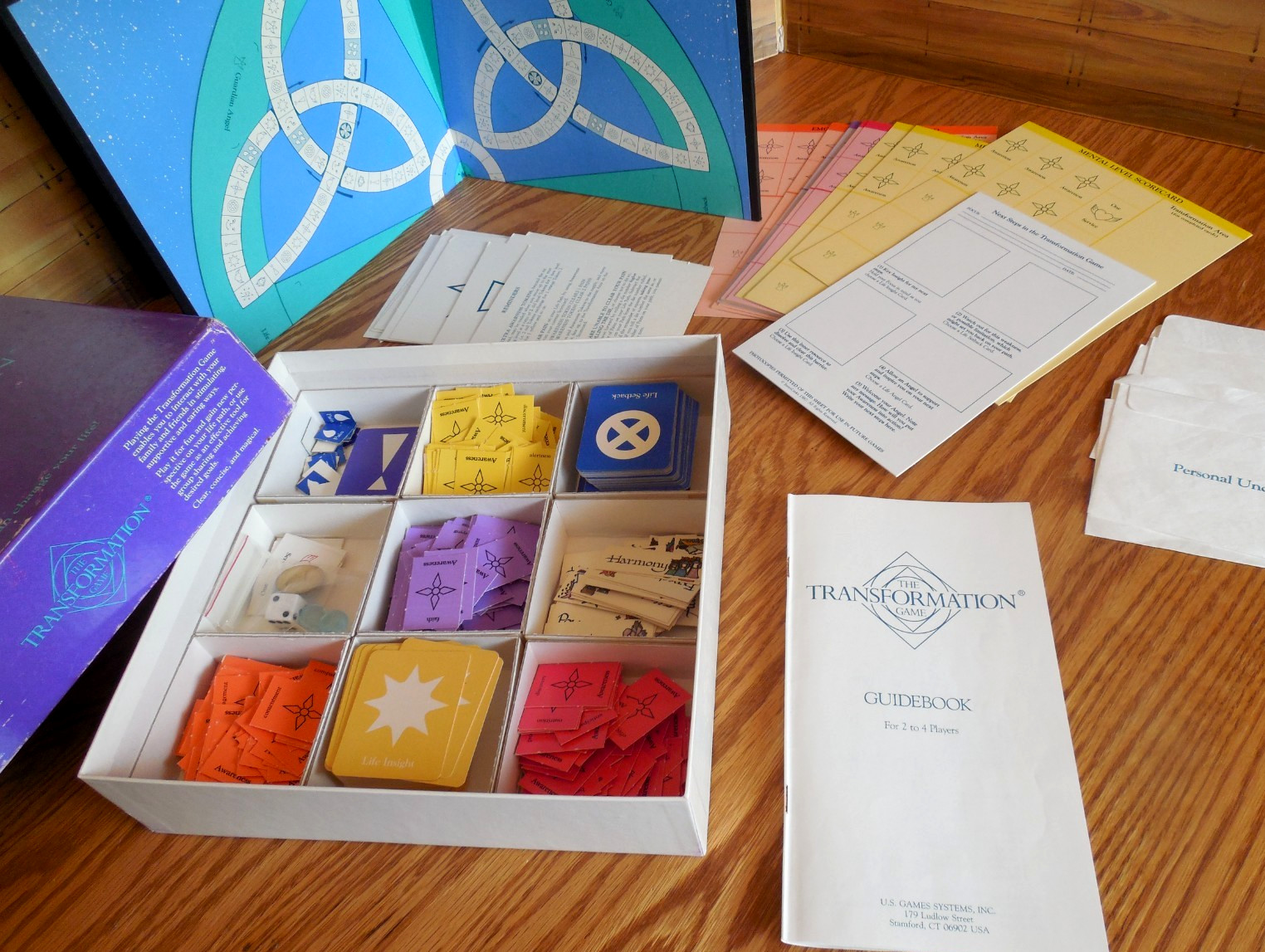 EUC Vntg 1999 U.S. Games Systems “The Transformation Game” w Complete Angel Deck