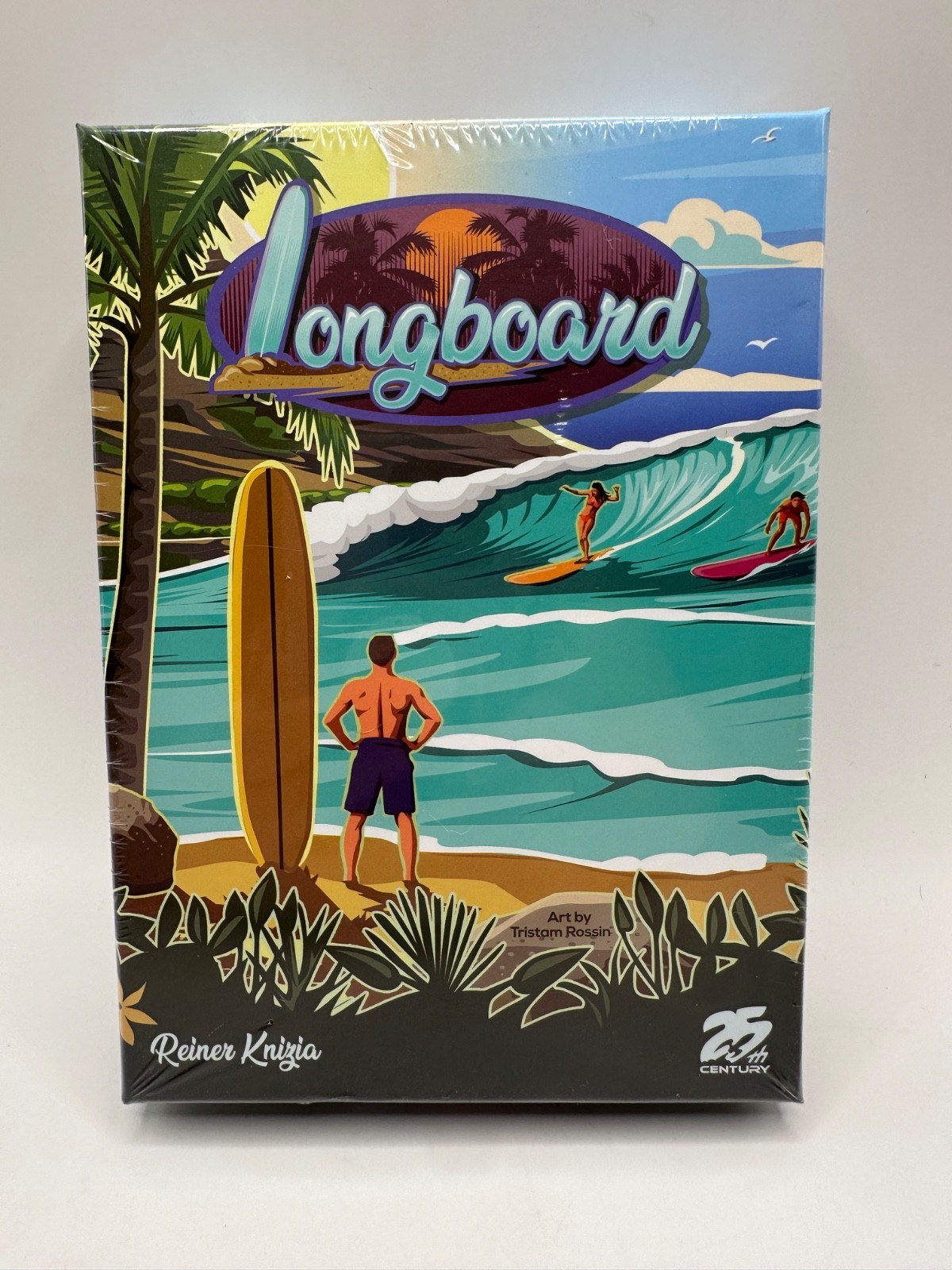 NEW Longboard Surfboard Building Card Game 25th Century Games 8+ 2-4 Players