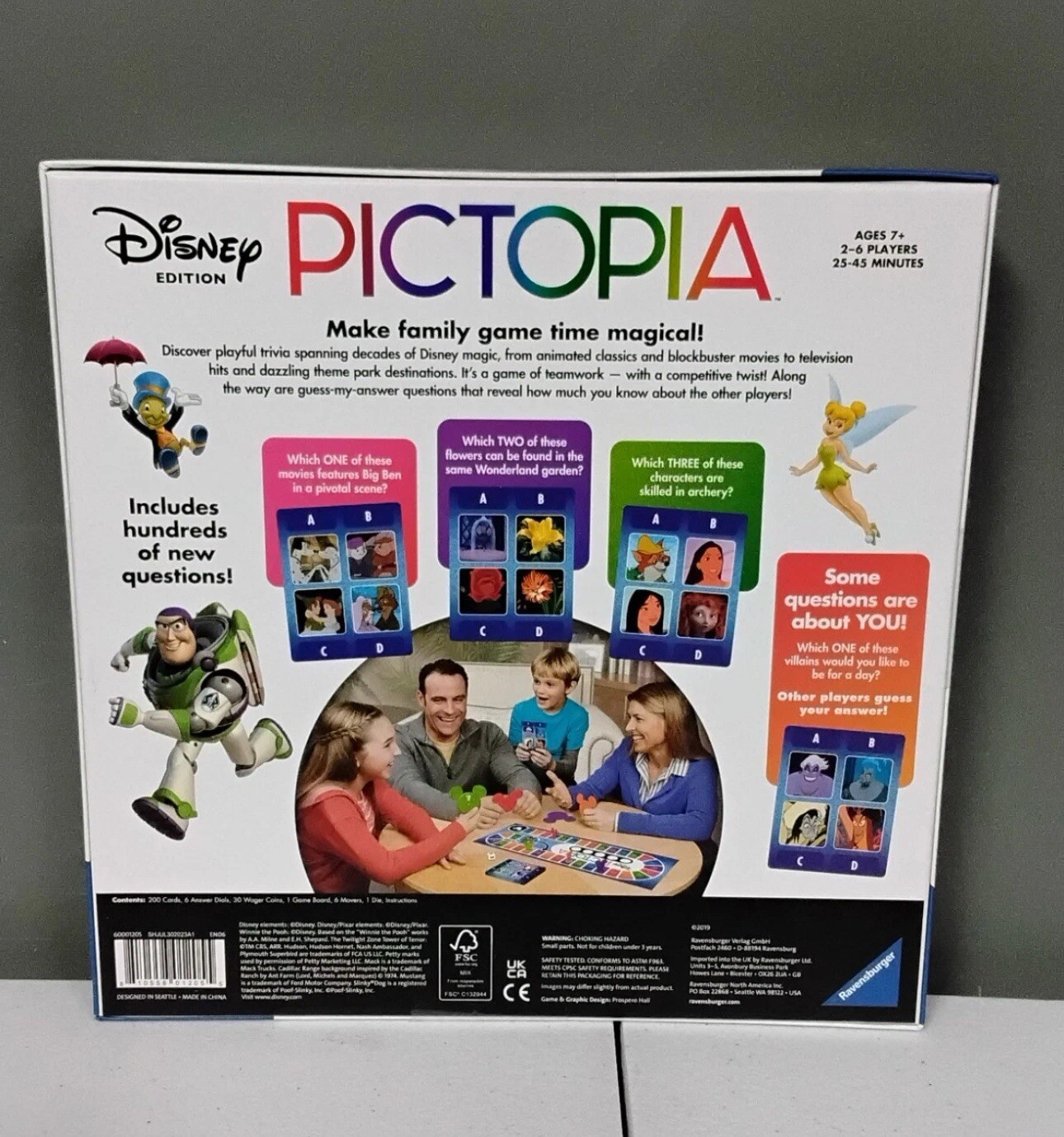 NEW Pictopia Disney Edition The Ultimate Picture Trivia Family Game Ravensburger