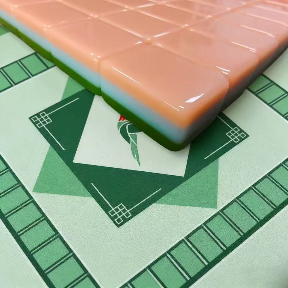 160 hand-painted oil painting style American mahjong tiles, 3 layers of acrylic
