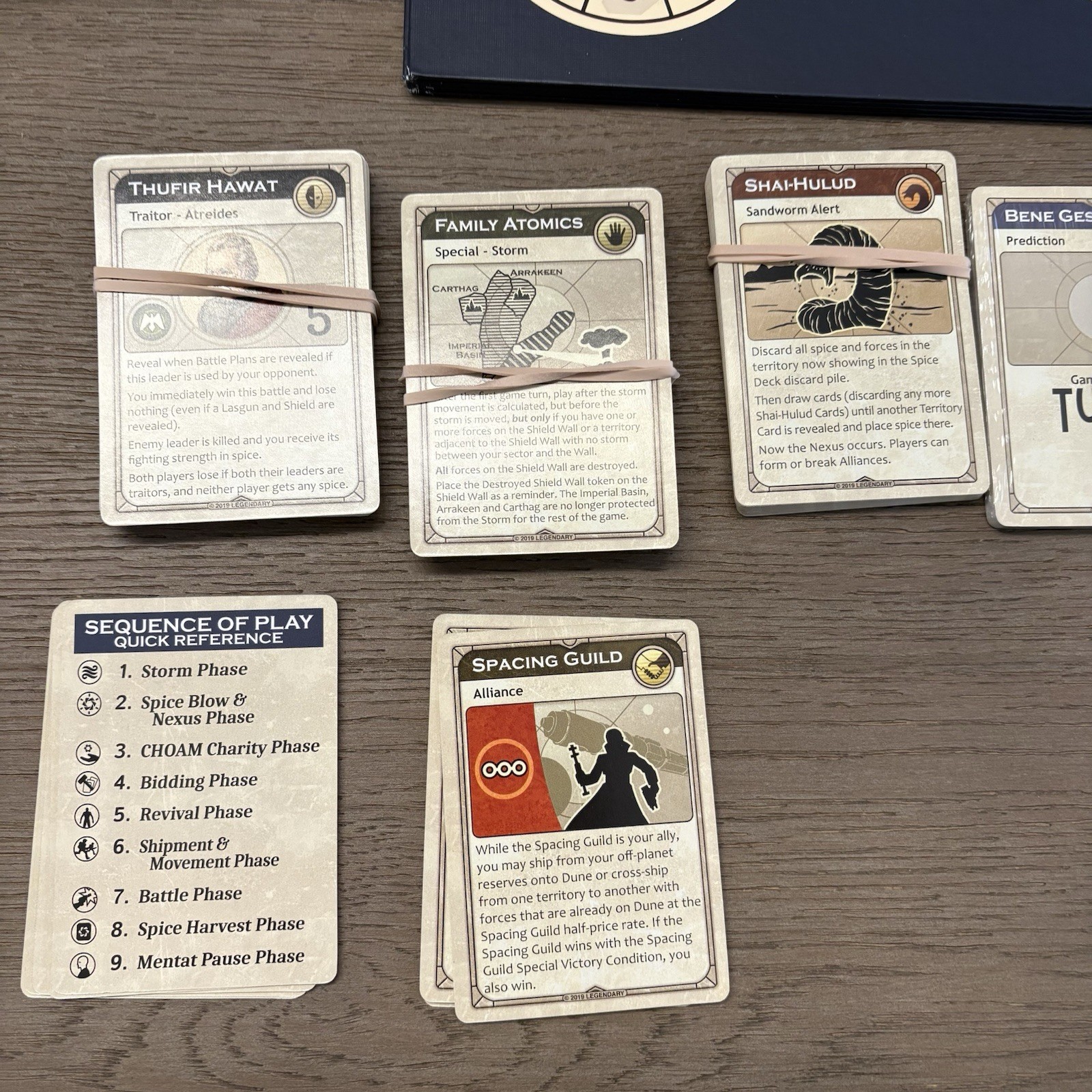 Dune Board Game by Jack Kittredge 2019 Untested As Is – Unsure If Complete