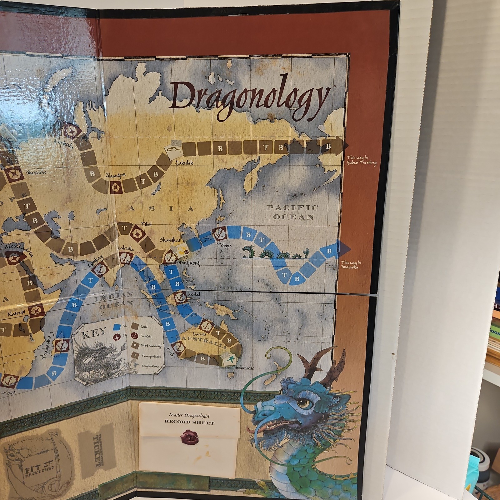 Vintage Dragonology The Game Sababa Toys Board Game 2003 NYTimes Best Sell Book