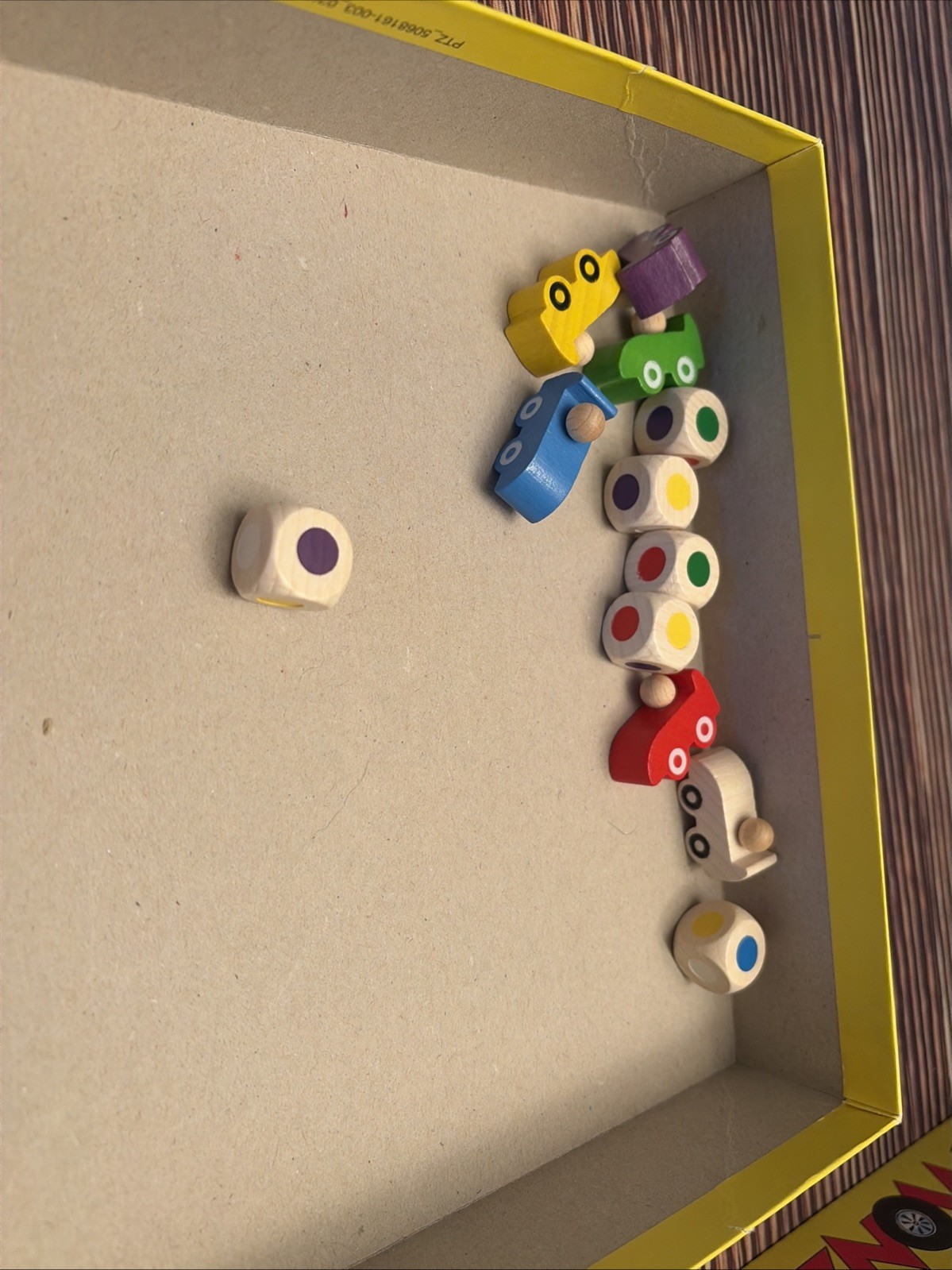 Monza Childrens Board Game HABA Car Race Complete Hole In Box