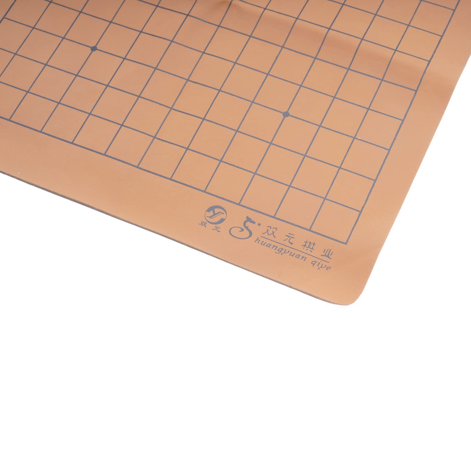 Go Game Board Reversible 9 x 9/13×13 Roll-up and Foldable Faux Leather Board Por