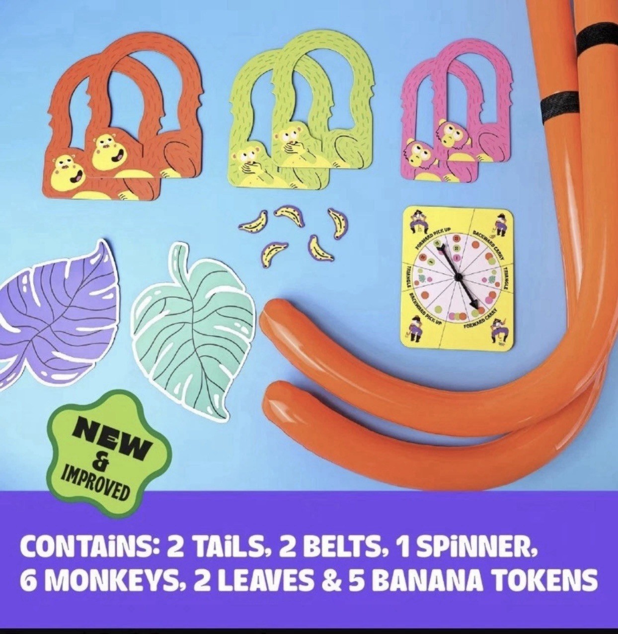 It’s Bananas! The Monkey Tail Game – Funny Family & Party Game for Kids & Adults