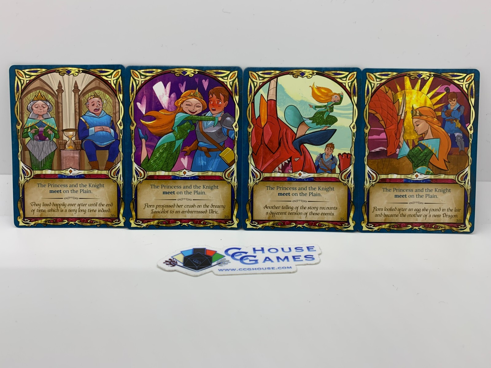 Fairy Tile FairyTile Board Game Promo Set of 4 Alternate Cards 36a *CCGHouse*